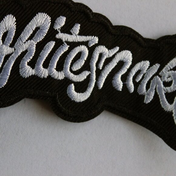 🎸 Whitesnake Iron-On Patch – Black / White (4.8” x 2.5”) - Picture 7 of 7